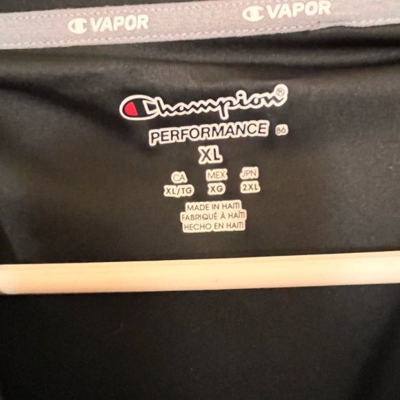 Champion black performance tee men’s size XL - Picture 3 of 3